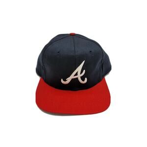 Atlanta Braves MLB Genuine Merchandise Adult Snapback Hat Cap Red White Blue‎